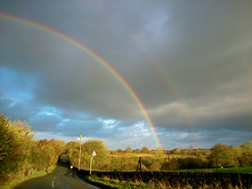 Double rainbow (Photograph by Prof J.C.Roberts)