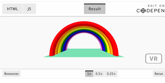 VR rainbow