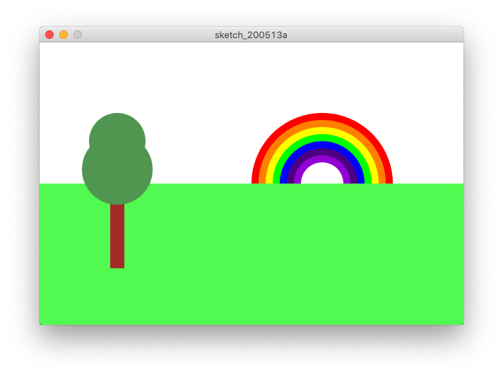 Create a rainbow in code