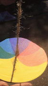 Rainbow spinner, gif animation